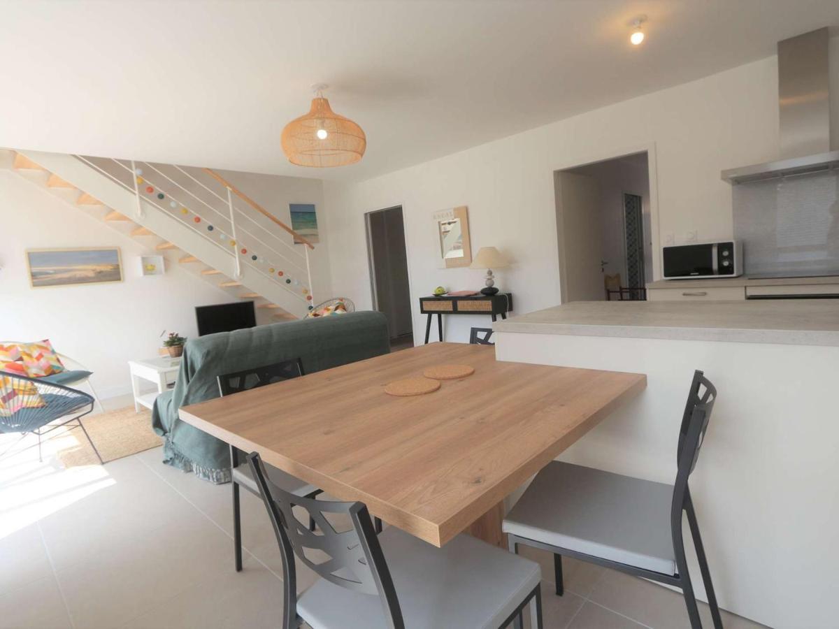 Duplex Lumineux A Benodet: Plage Et Thalasso A Pied, Terrasse, Parking Et Abri Velo Inclus - Fr-1-481-117 Bagian luar foto