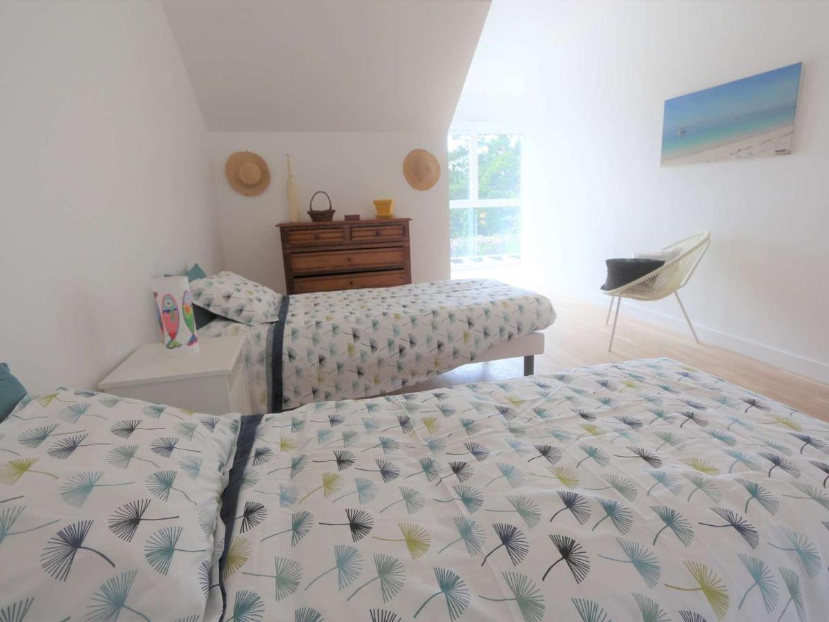 Duplex Lumineux A Benodet: Plage Et Thalasso A Pied, Terrasse, Parking Et Abri Velo Inclus - Fr-1-481-117 Bagian luar foto