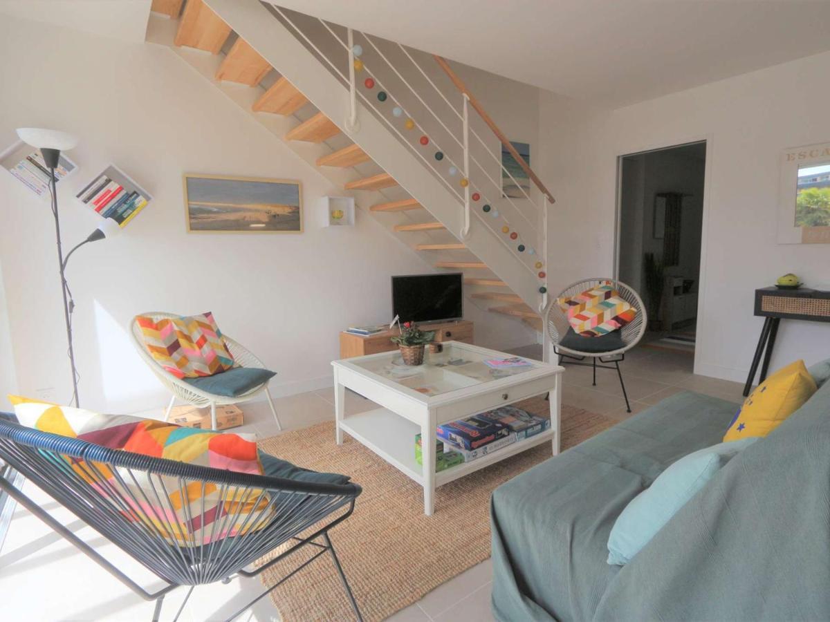 Duplex Lumineux A Benodet: Plage Et Thalasso A Pied, Terrasse, Parking Et Abri Velo Inclus - Fr-1-481-117 Bagian luar foto
