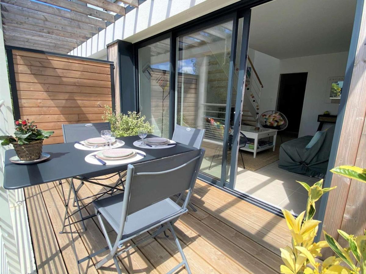 Duplex Lumineux A Benodet: Plage Et Thalasso A Pied, Terrasse, Parking Et Abri Velo Inclus - Fr-1-481-117 Bagian luar foto