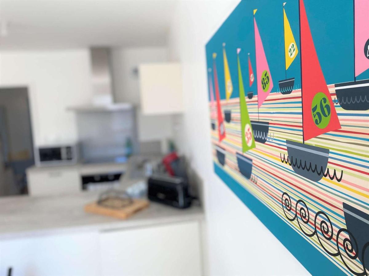Duplex Lumineux A Benodet: Plage Et Thalasso A Pied, Terrasse, Parking Et Abri Velo Inclus - Fr-1-481-117 Bagian luar foto